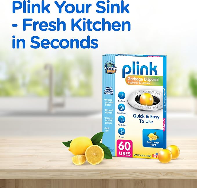 Compac Home Plink Garbage Disposal Cleaner and Deodorizer 60ct VALUE PACK - Image 7