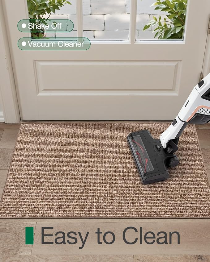 LUMI Indoor Door Mat 36"x59", Ultra Thin Low Profile Non-Slip Doormat - Image 8