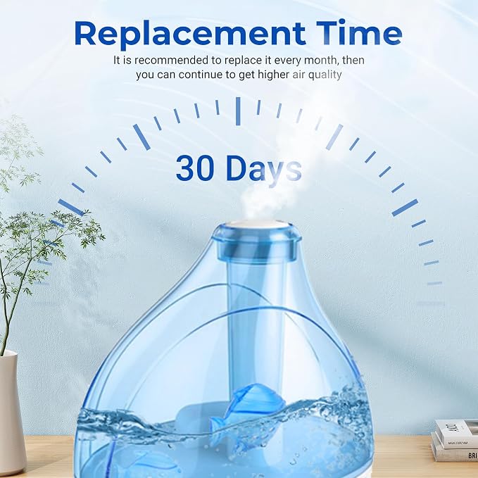 Funmit 6 Pack Universal Humidifier Cleaner Fish Compatible - Image 8