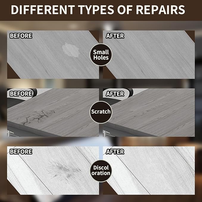 Wood Repair Kit, Furniture Repair Kit Scratch Cover - Image 4
