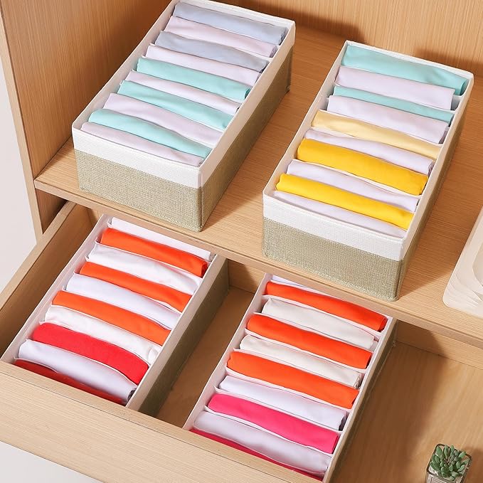 4 Packs T-shirt Drawer Organizers - Image 7
