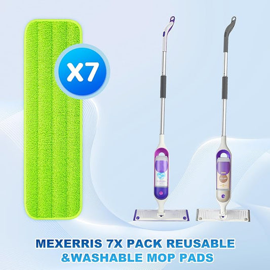 7 Count Reusable Microfiber Mop Pads - Image 2