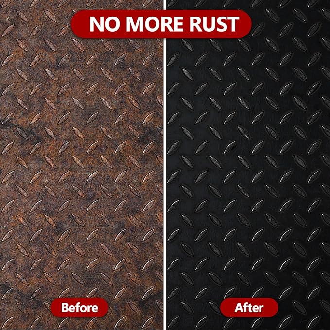 Rust Converter & Metal Primer, 141 Fl Oz Black Rust Inhibitor Paint - Image 2