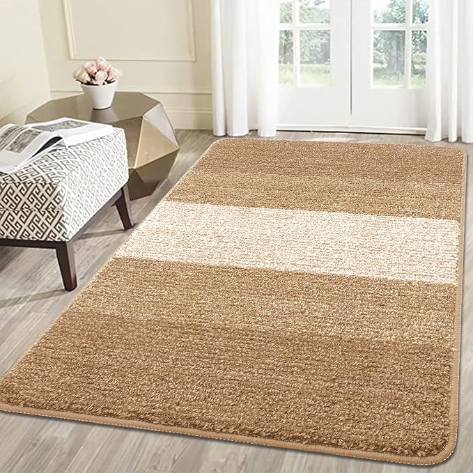 Kitinjoy Indoor Outdoor Door Mat, 59x36 Non-Slip Absorbent Dirt Trapper by Kitinjoy