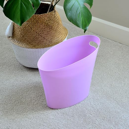Youngever 2 Gallon Slim Trash Can, Plastic Garbage Container Bin, Small Trash - Image 4