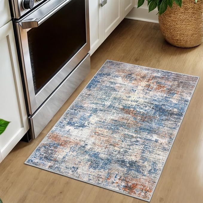 IOHOUZE Small Abstract Area Rug 2x3 Ft Entryway Rugs Washable Door Mat Indoor - Image 8