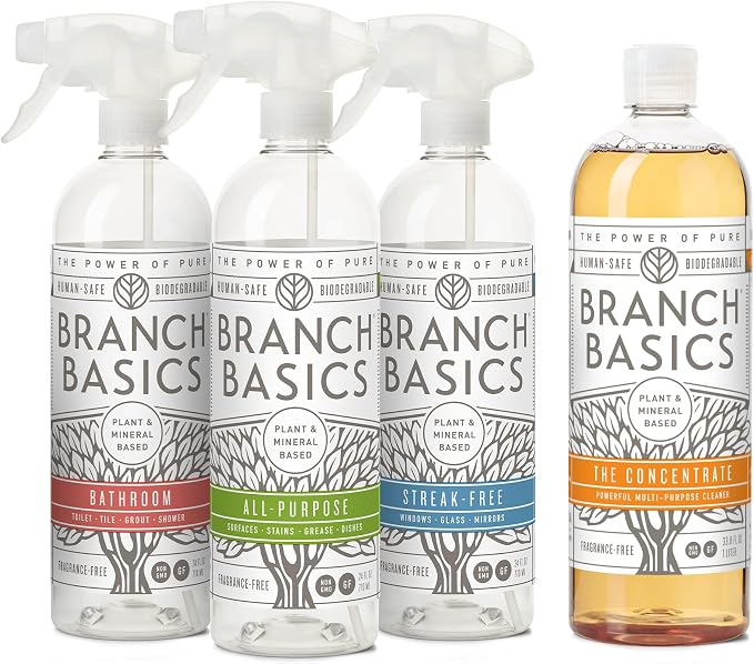 Branch Basics Cleaning Essentials Kit: All Purpose Spray, Glass Cleaner by BranchBasics