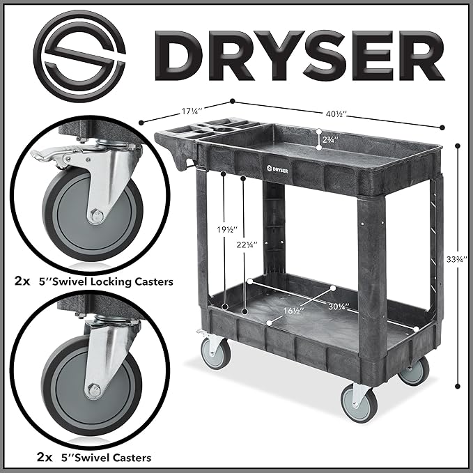 Dryser Utility Cart with Wheels - Image 6