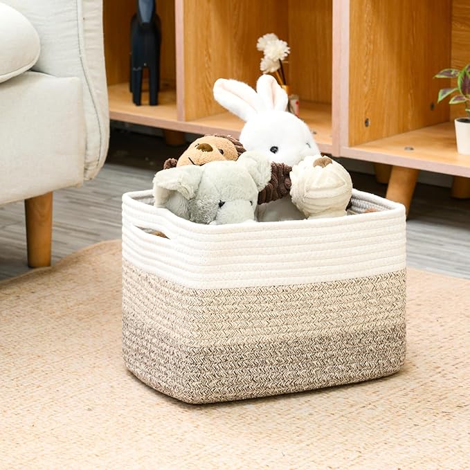 Shelf Baskets for Organizing, Storage Baskets for Shelves, Woven Baskets for - Image 5