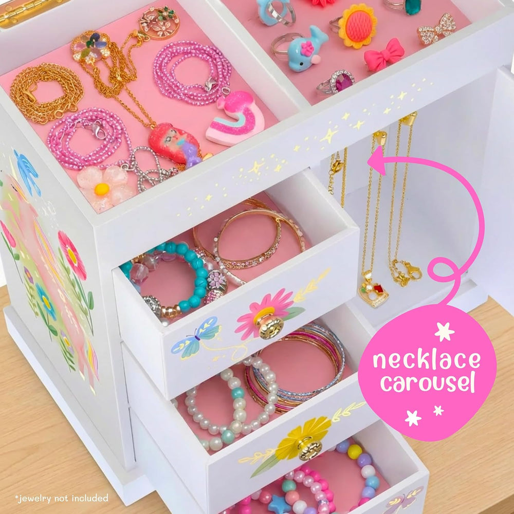 Giggle & Honey® Unicorn Musical Jewelry Box for Girls