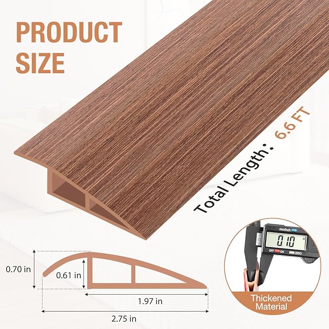 Floor Transition Strip Self Adhesive Vinyl Door Threshold - Image 5