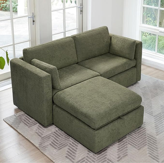 CHITA Modular Sectional Sofa, FSC Certified L Shaped Couch by CHITALIVING