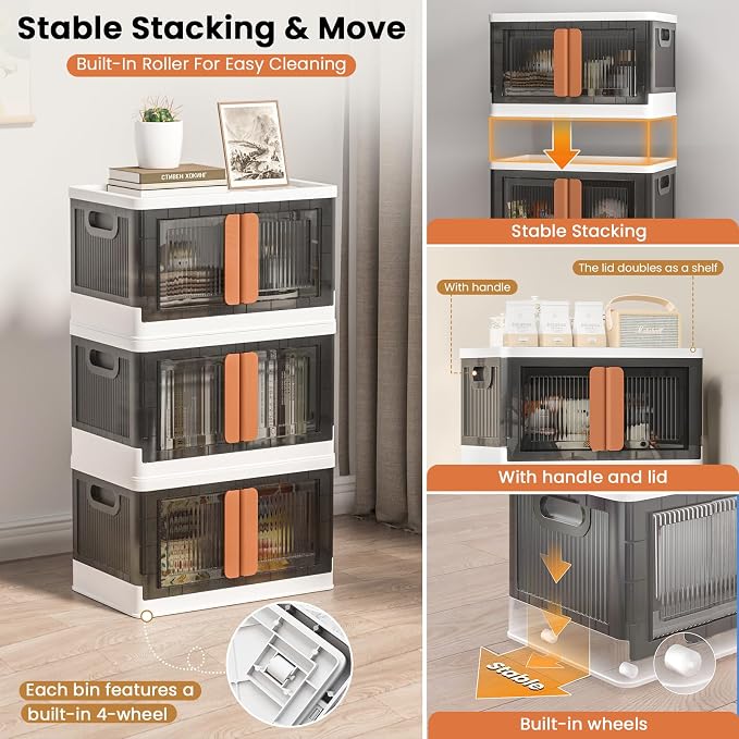 8.4Gal Collapsible Storage Bins - Image 4