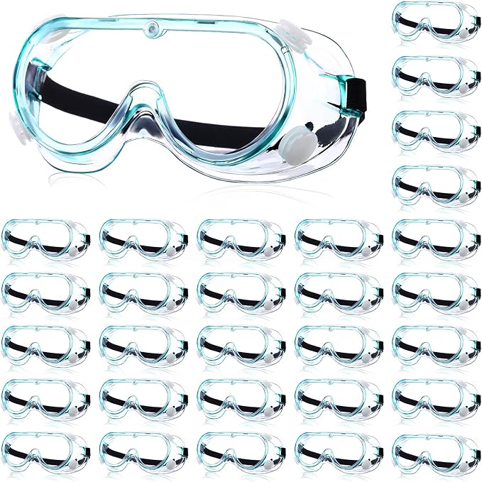 Yunsailing Protective Safety Goggles Lab Over Glasses Clear Anti Fog Eye by Yunsailing