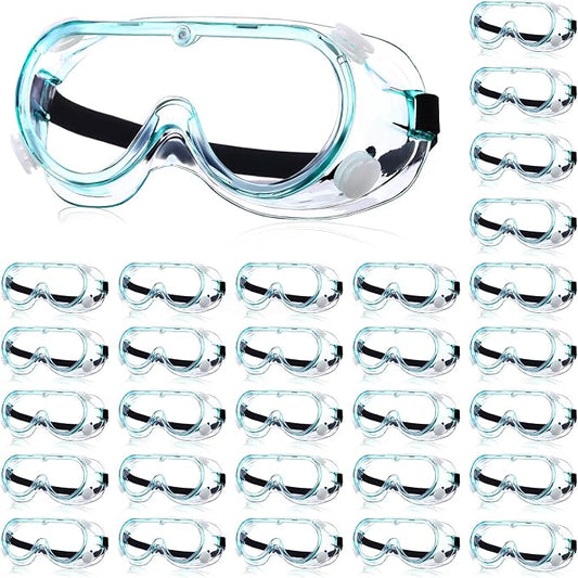 Yunsailing Protective Safety Goggles Lab Over Glasses Clear Anti Fog Eye by Yunsailing