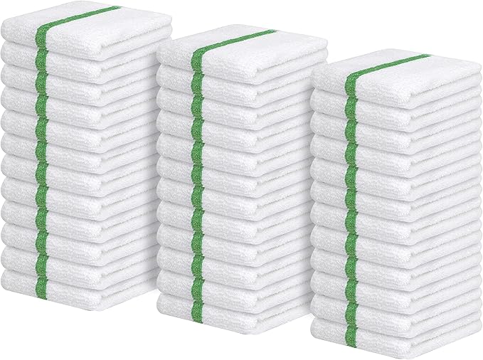 Avalon Towels Terry Bar Mop Towels Size 16"x19" – Absorbent and Durable by AvalonTowels