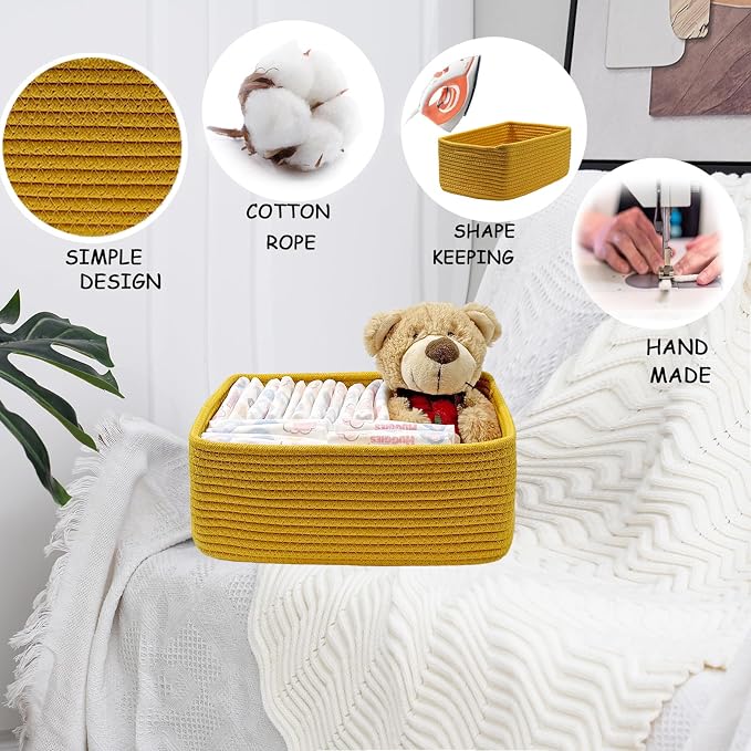 COMFY-HOMI 13" x 8.5" x 5.1" Storage Baskets - Image 8