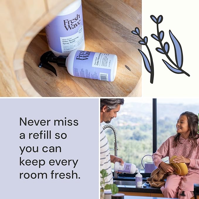 Fresh Wave Lavender Scent Odor Eliminator Spray & Air Freshener Refill - Image 3