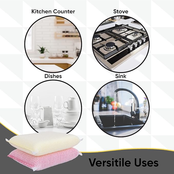 Superio Nylon Cleaning Pad, Dish Scrubbers, Copper cookware, Dishes and - Image 4