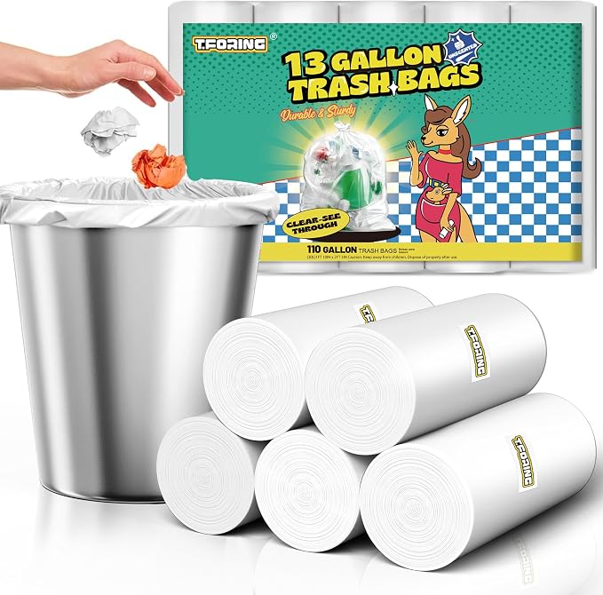 13 Gallon Tall Kitchen Trash Bags by TFORING%C2%AE
