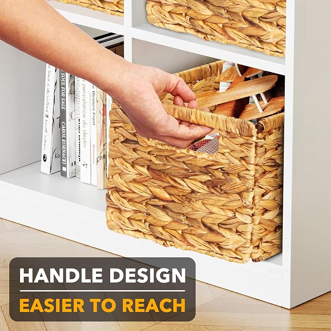 SpaceAid 8 Pack Wicker Basket, Storage Baskets - Image 6