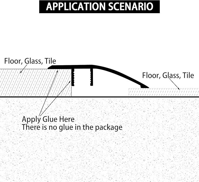 Gaahing Aluminum Floor Transition Threshold Strip, Bridge The Height Gap - Image 9