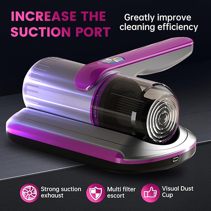 PATO Mattress Vacuum Cleaner, Wireless Handheld Bed Vacuum Cleaner - Image 6