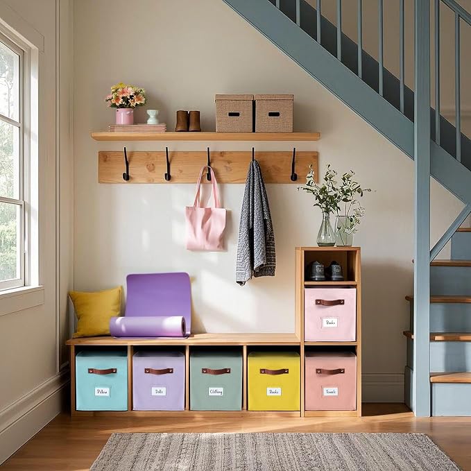 DECOMOMO Storage Cubes, Fabric Organizer Bins - Image 9