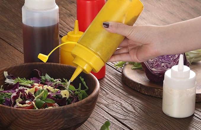 New Star Foodservice Squeeze Bottles, Wide Mouth, 16 oz - Image 9