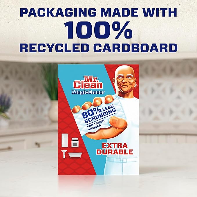 Mr. Clean Magic Eraser, Extra Durable, and Car Window and Windshield Cleaner - Image 7