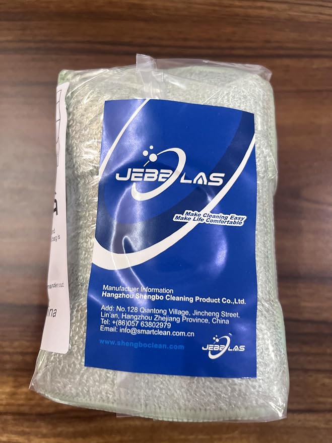 JEBBLAS Bamboo Natural Kitchen Sponges Dish Sponge Cleaning Sponge Heavy Duty - Image 11
