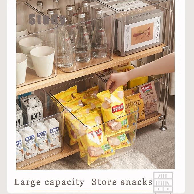 Clear plastic storage bins - Image 4
