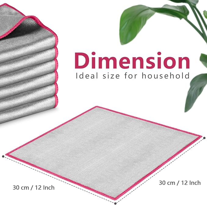 Glass Polishing Cloth Streak Free Miracle Microfiber Cleaning Cloth Lint Free - Image 5