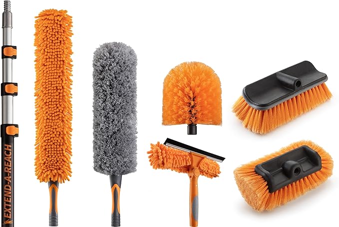 20 Foot High Ceiling Duster Kit and Scrub Brush by EXTEND-A-REACH