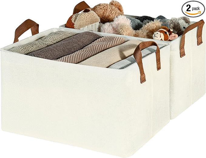 GRANNY SAYS Storage Baskets for Shelves, Closet Organizer Bins, Clothes Storage by GRANNYSAYS