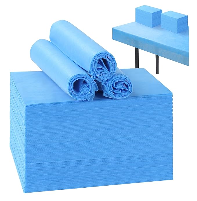 100 Pcs Disposable Bed Sheets 31" x 71" Massage Table Sheets Non Woven Fabric by XATUMO
