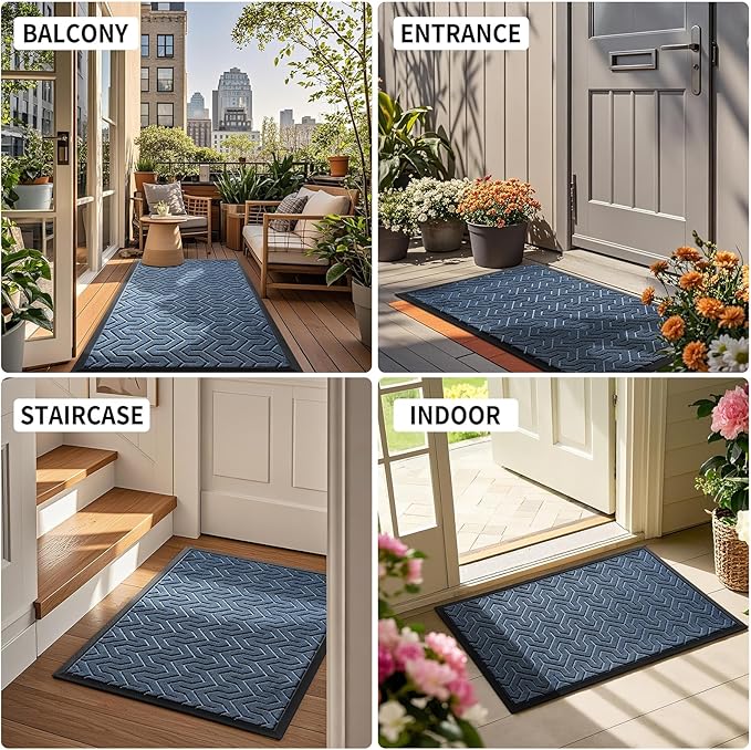 Yimobra Front Door Mat Outside Entrance 29.5x17, Waterproof Heavy Duty Outdoor - Image 6