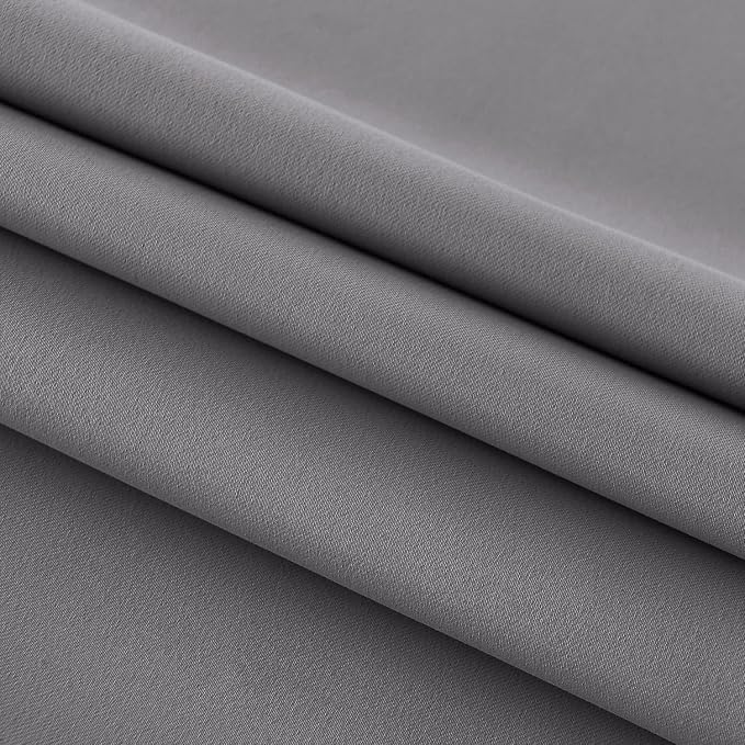 DWCN French Door Curtains – Rod Pocket Thermal Blackout Curtain - Image 5