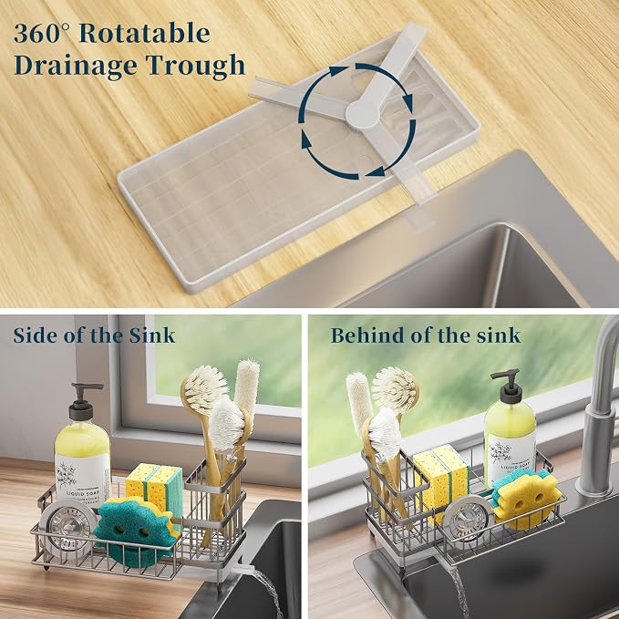 Consuemst Sponge Holder for Kitchen Sink - Image 2