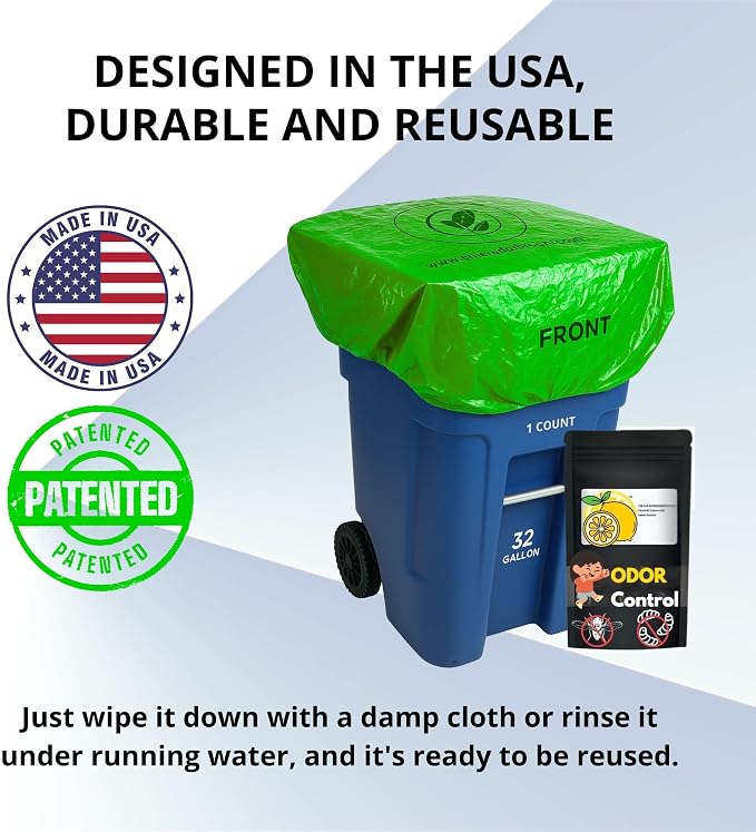Trash Can Smell Eliminator Cover Odor Eliminating Bag - Image 3