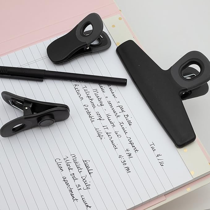 COOK WITH COLOR Bag Clips, Heavy Duty Chip Clip and Refrigerator Magnet Clips - Image 3