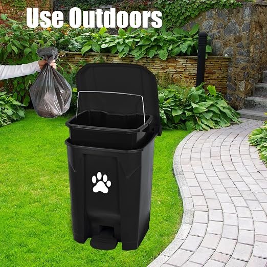 Outdoor Dog Poop Trash Can, Dog Waste Trash Can - Image 2
