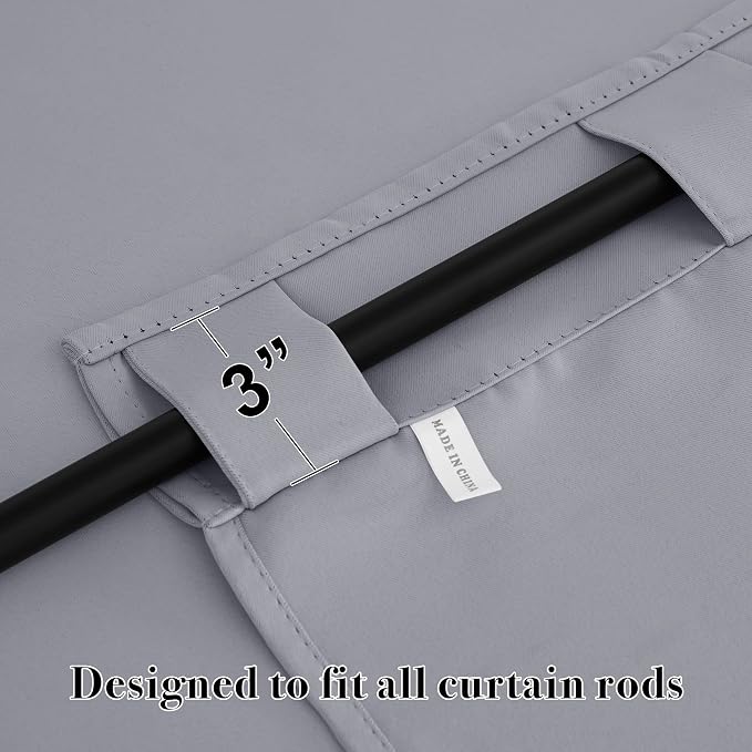 RYB HOME Blackout Curtains for Bedroom - Image 2
