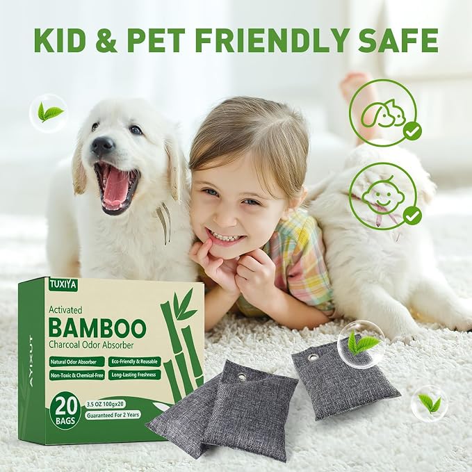 20Pack Activated Charcoal Odor Absorber, Odor Eliminator - Image 5