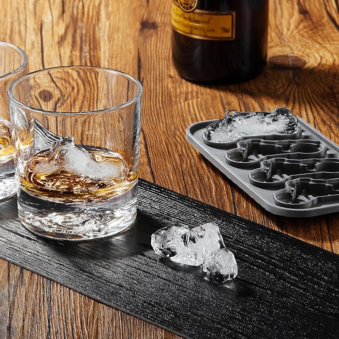 Nax Caki 3D Motorcycle Ice Cube Tray, Large Silicone Fun Shapes Ice Cube Mold - Image 2