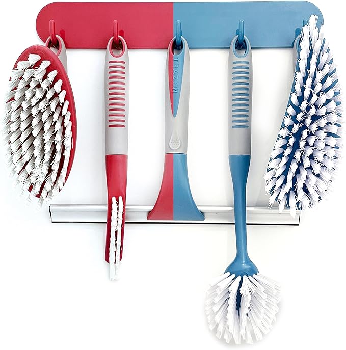 Scrub Brush Set of 6 pcs by TrazonProducts