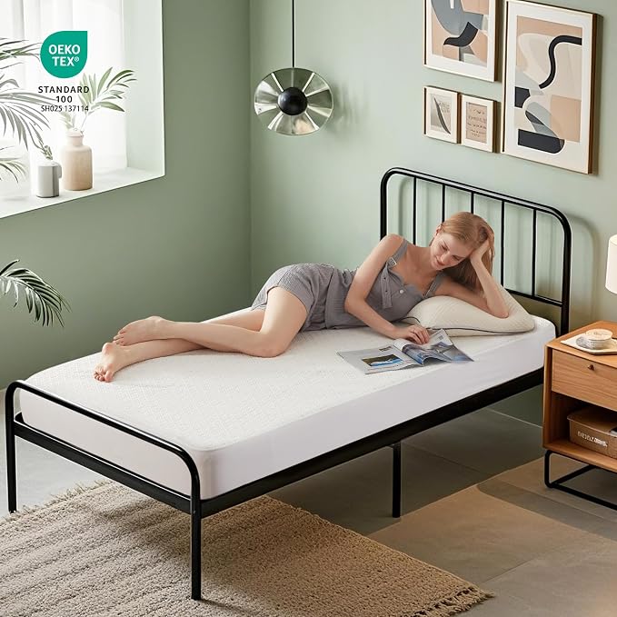 BEDLORE Waterproof Twin XL Mattress Protector, Noiseless Mattress Cover - Image 3