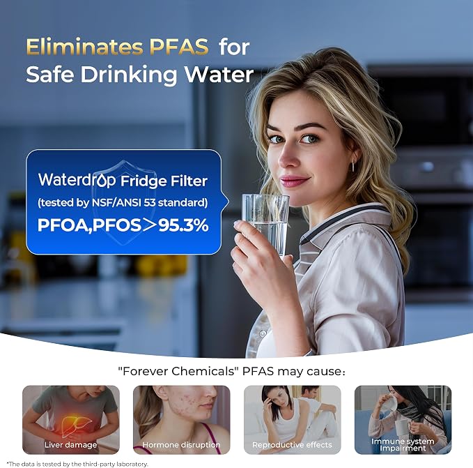 Waterdrop Plus RPWF Refrigerator Water Filter, Replacement - Image 6