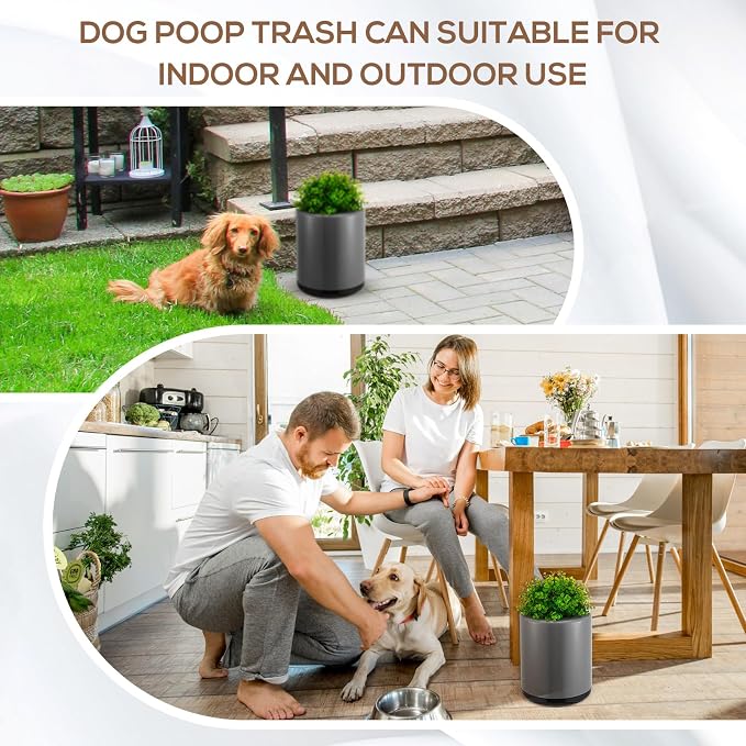 Dog Poop Trash Can Outside 13 L/ 3. 4 Gal Dog Waste Trash Can - Image 5