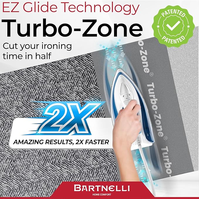 Bartnelli Heavy Duty Ironing Board 48x15 | Designed & Made in Europe - Image 5